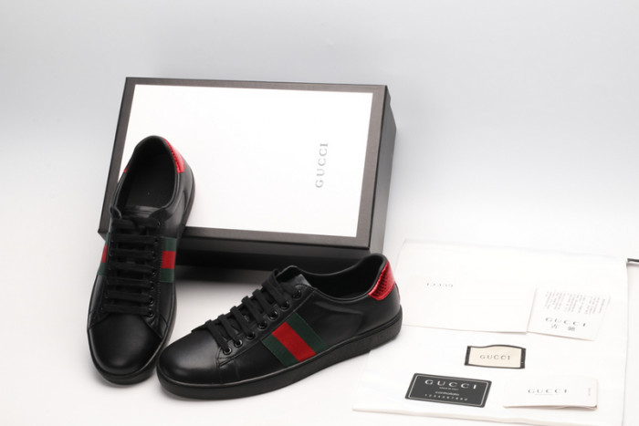 gi ace embroidered low-top sneaker 043002