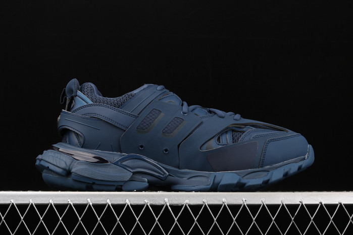 bl track led trainers sneaker dark blue 93005