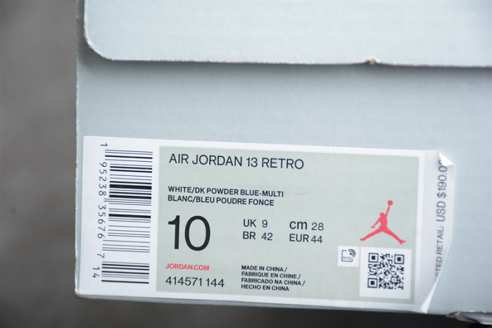 air jordan 13 “dark powder blue” 414571-144