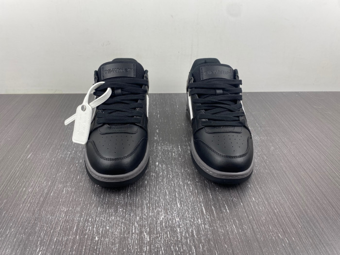 ofw out of office low-top leather sneakers