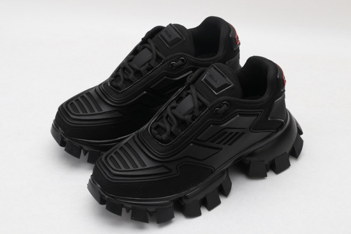 PRAD BLACK SNEAKERS