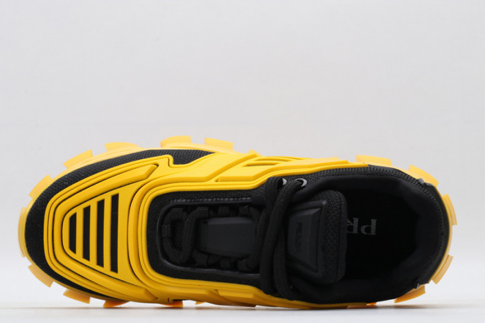 PRAD YELLOW BLACK SNEAKERS