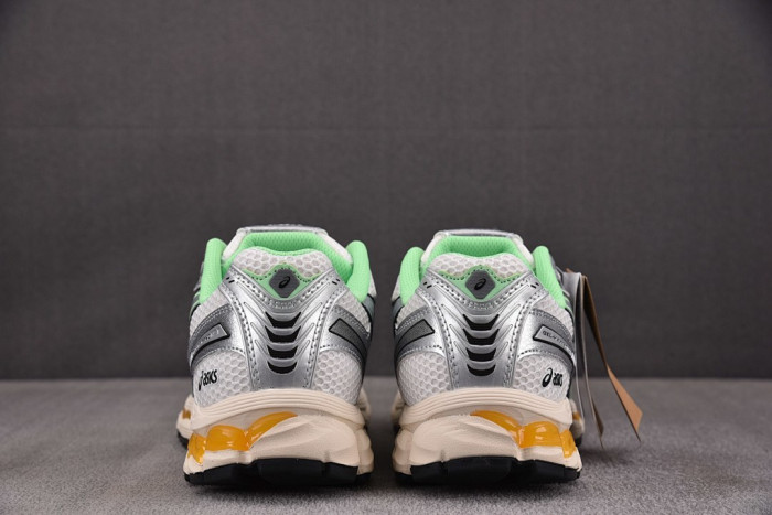 As1cs gel-kayano 12.1 silver green orange 1203a827-100