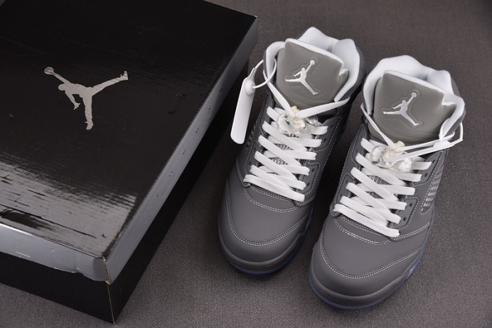 JORDAN 5 RETRO WOLF GREY 136027-005