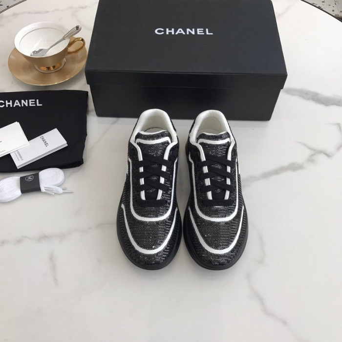 CHNEL LOW TOP TRAINER SNEAKERS