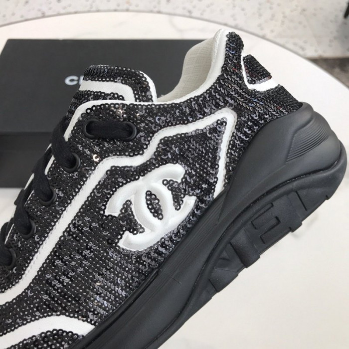 CHNEL LOW TOP TRAINER SNEAKERS