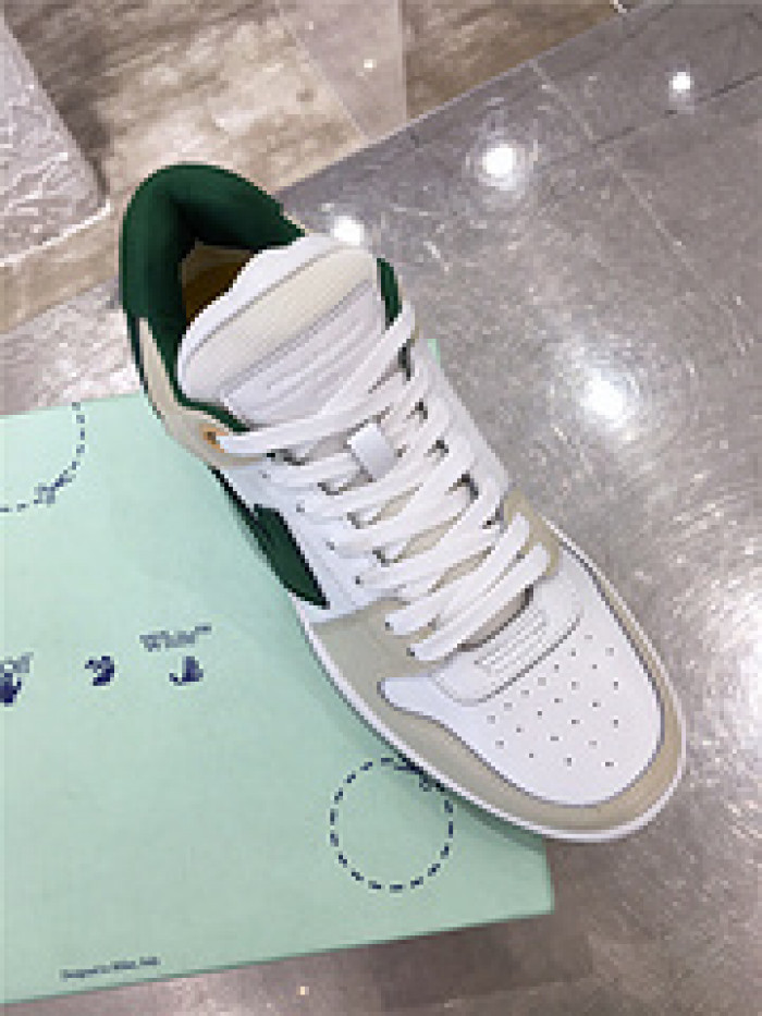 ofw out of office low-top leather sneakers