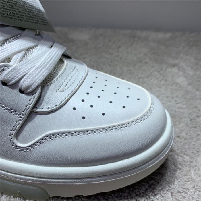 ofw out of office low-top leather sneakers