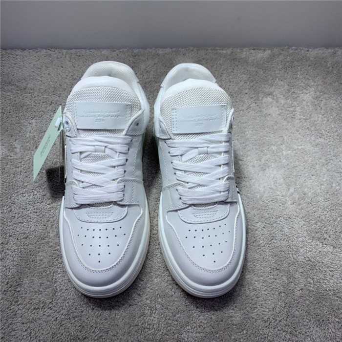 ofw out of office low-top leather sneakers