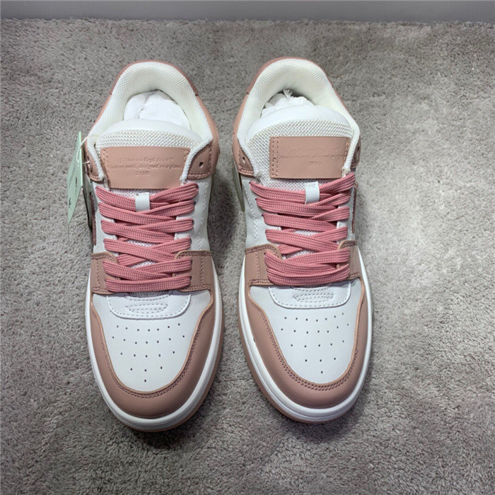 ofw out of office low-top leather sneakers