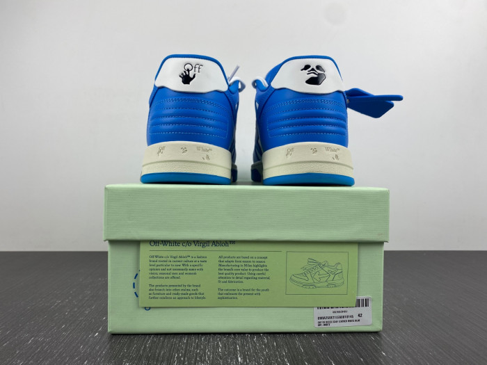 ofw out of office low-top leather sneakers 23061001