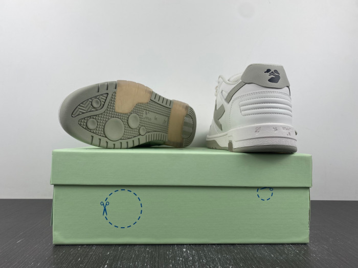 ofw out of office low-top leather sneakers