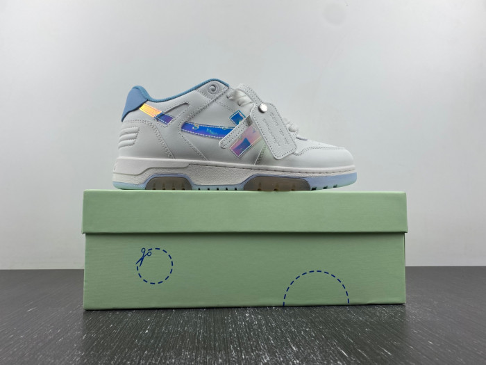 ofw out of office low-top leather sneakers