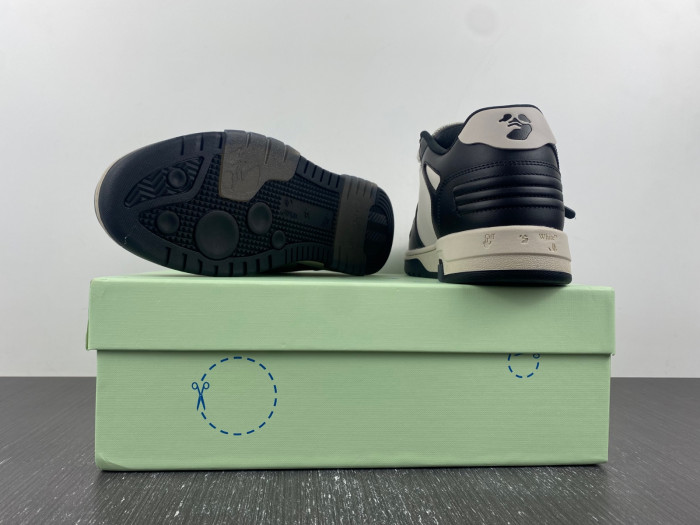 ofw out of office low-top leather sneakers