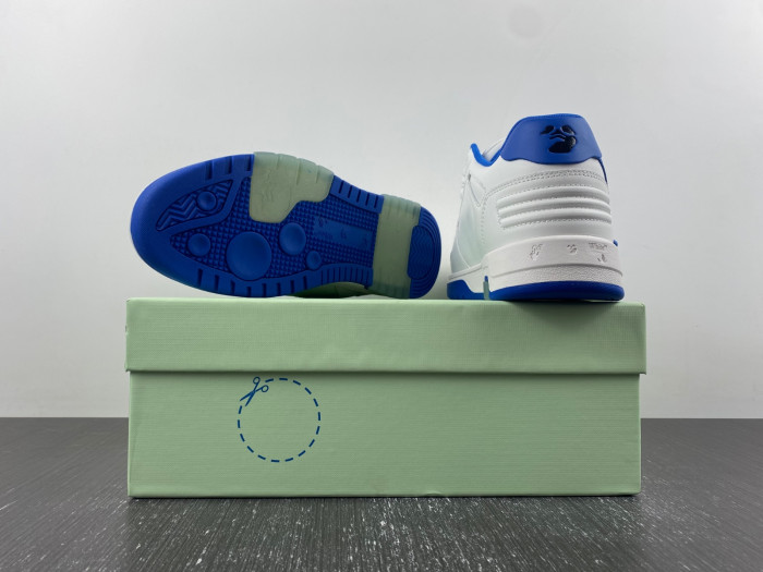 ofw out of office low-top leather sneakers