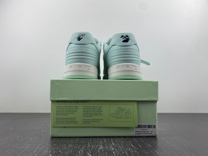 ofw out of office low-top leather sneakers