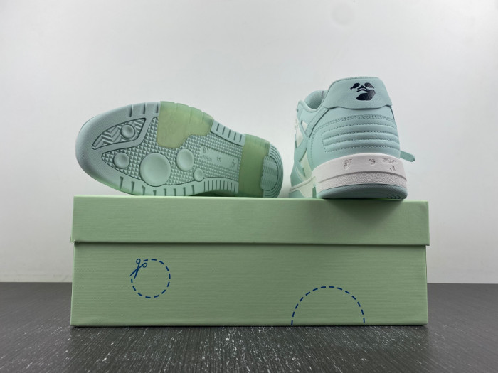 ofw out of office low-top leather sneakers