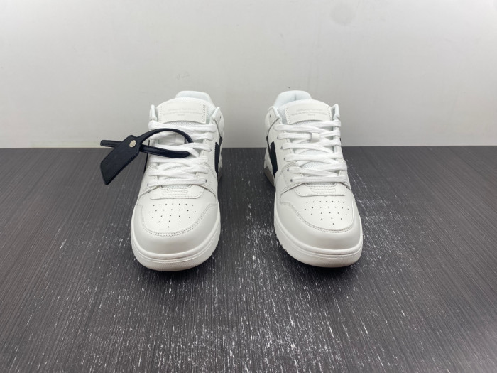 ofw out of office low-top leather sneakers