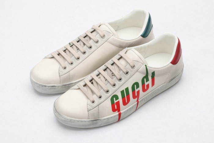 gi ace embroidered low-top sneaker