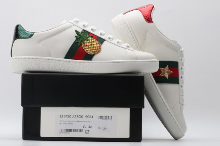 gi ace embroidered low-top sneaker