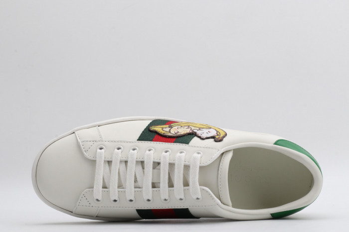 gi ace embroidered low-top sneaker