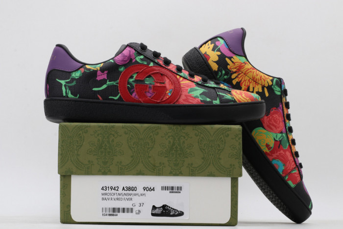 gi ace embroidered low-top sneaker