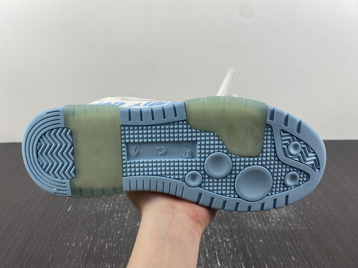 ofw out of office low-top leather sneakers