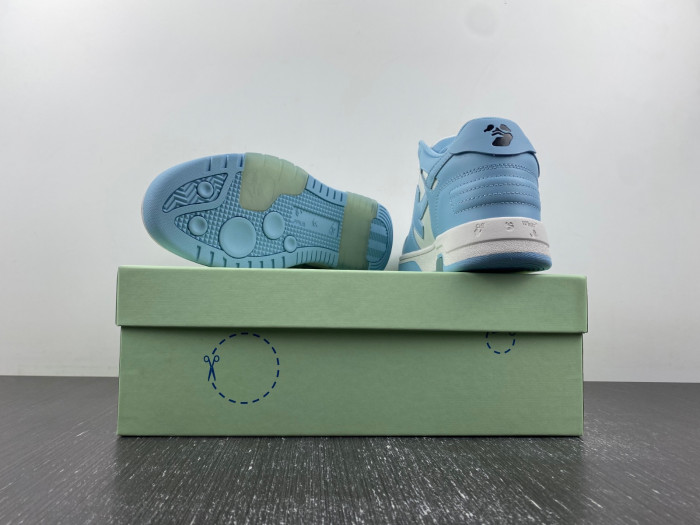 ofw out of office low-top leather sneakers