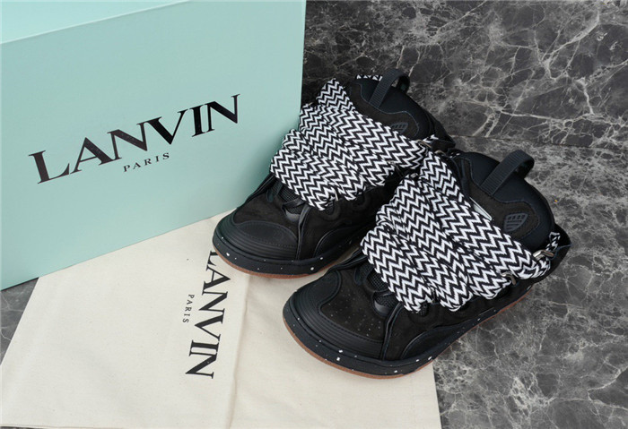 lanvin curb sneaker