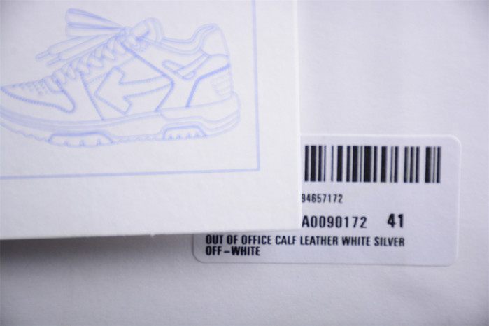 ofw out of office low-top leather sneakers