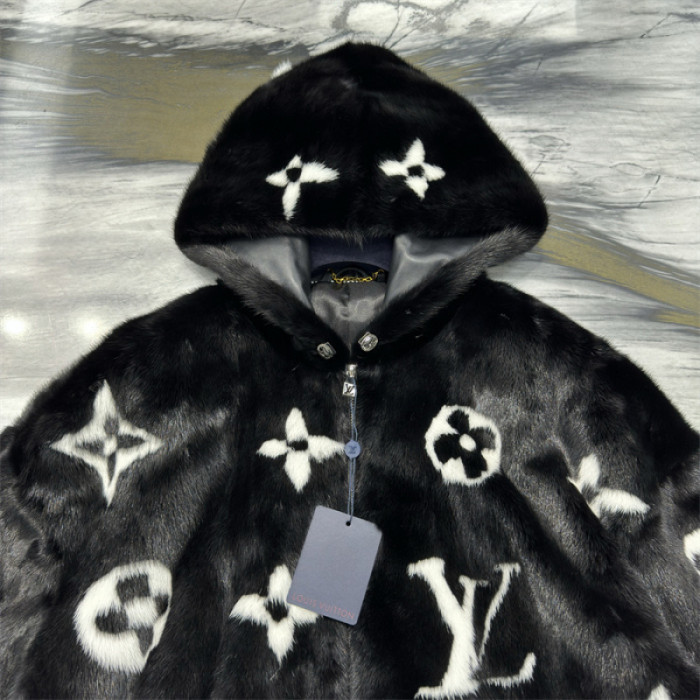 LOVT Mink fur genuine leather Jacket