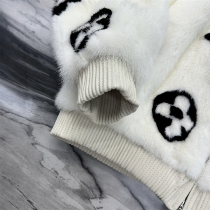 LOVT Mink fur genuine leather Jacket