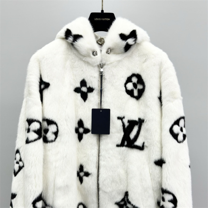 LOVT Mink fur genuine leather Jacket