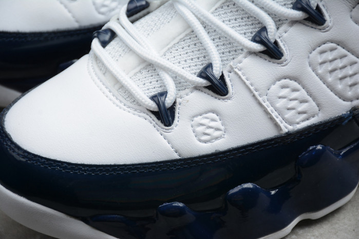 air jordan 9 unc white/university blue-midnight navy 302370-145