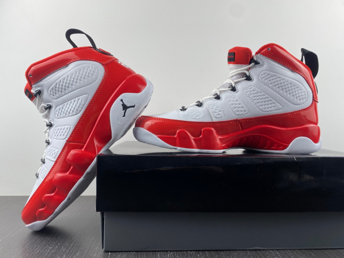 air jordan 9 retro white gym red 302370-160