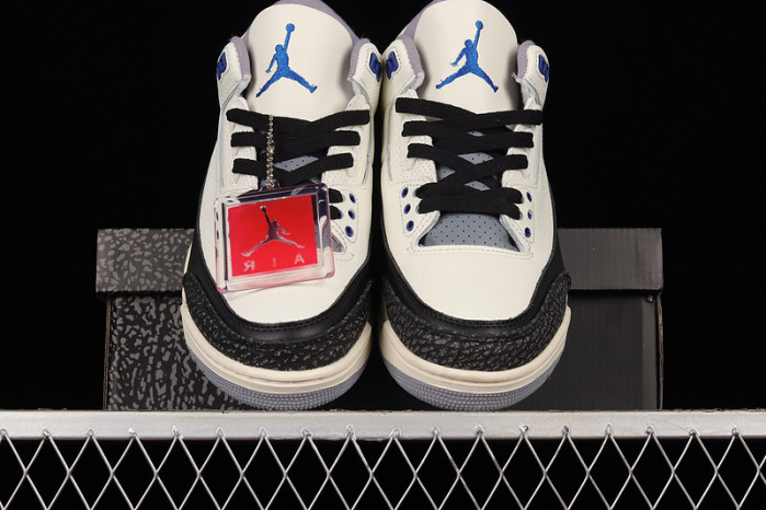 air jordan 3 retro unc white black blue yellow 398614-145