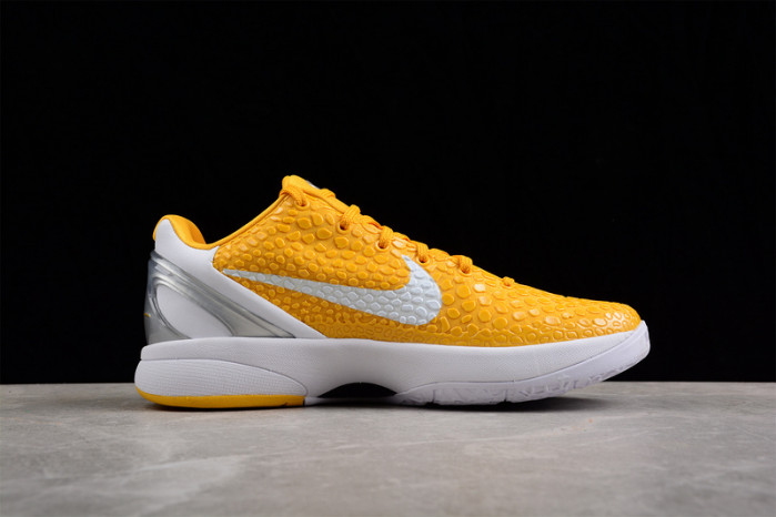 nike zoom kobe vi tb yellow sneaker 454142-700