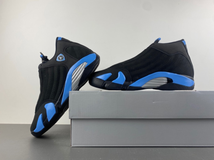 Jordan 14 "Black/University Blue" 487471-002