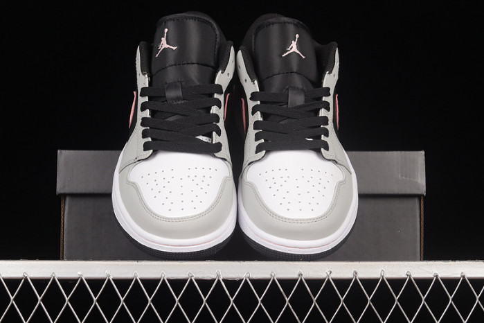 jordan 1 low black grey pink 553558-062
