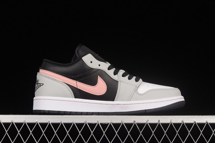 jordan 1 low black grey pink 553558-062