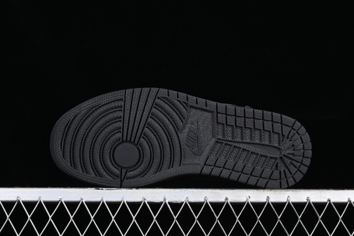 jordan 1 low triple black - 553558-091