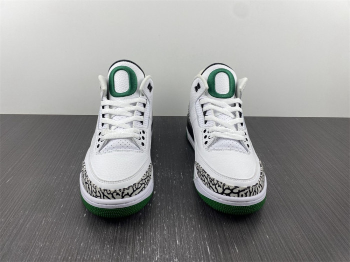 air jordan 3 oregon ducks pit crew white 594282233