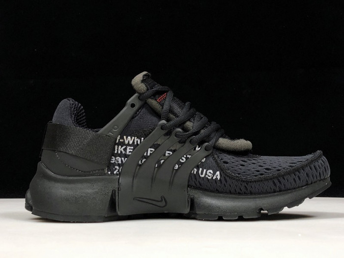 ofw x nike air presto black - aa3830-002
