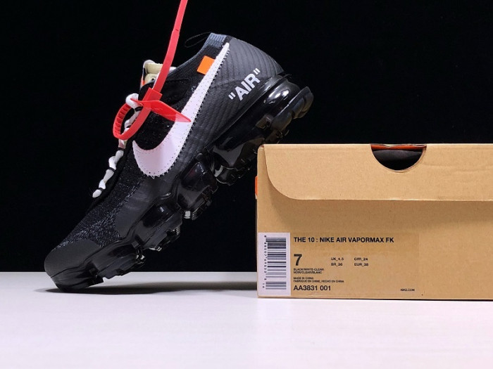 the 10: nike air vapormax fk "ofw" - nike - aa3831-001