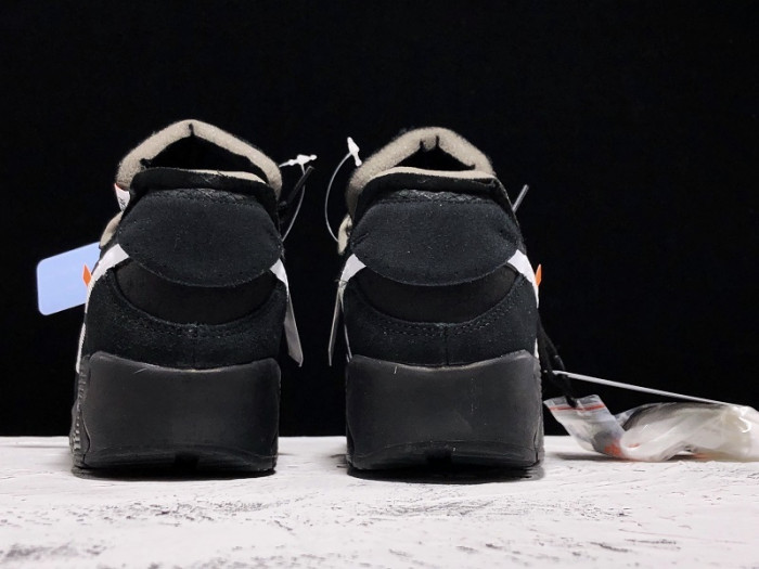 ofw nike air max 90 black cone white - aa7293-001