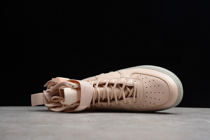 nike wmns sf force 1 “orange quartz” grey womens - aa3966-800