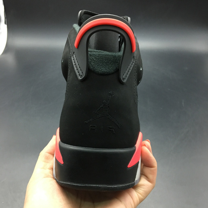AIR JORDAN 6 RETRO "INFRARED 2014" BLACK MENS 384664-023