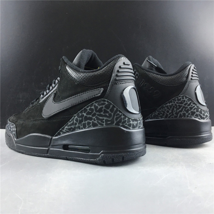 AIR JORDAN 3 RETRO BLACK/DARK -GREY AJ3-902027