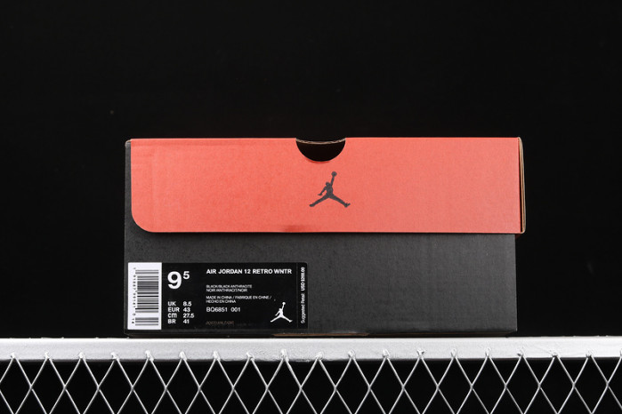 air jordan 12 winterized black anthracite bq6851-001