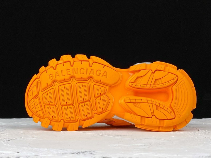 bl track trainers sneaker orange h903p074